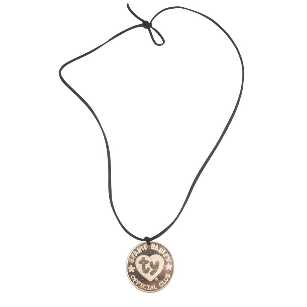 Coin Pendant Necklace – Kenyan 5 Shillings & TY Beanie Club Medallion